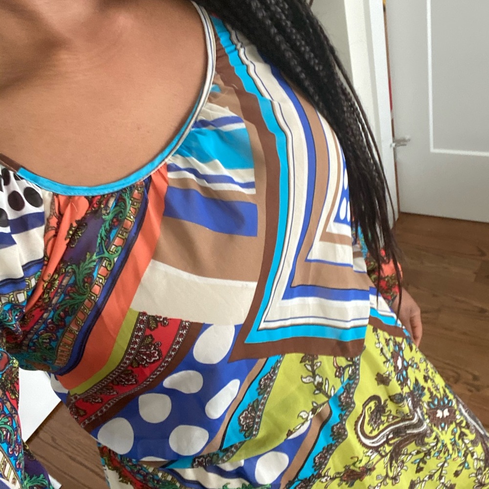 Multi Pattern Dress - Picture 2 of 4